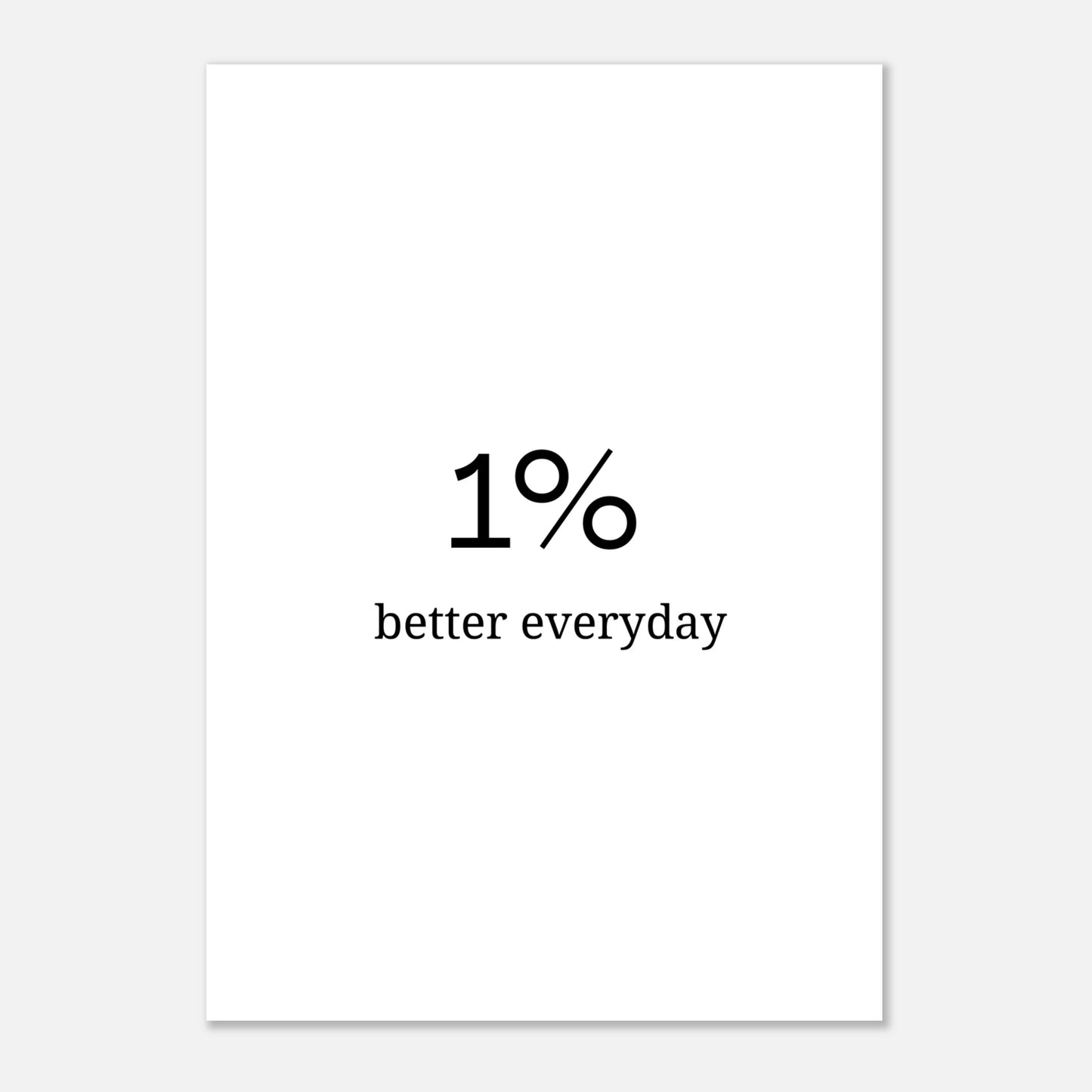 1% better everyday - Light