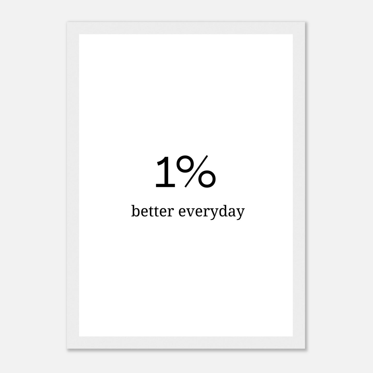 1% better everyday - Light