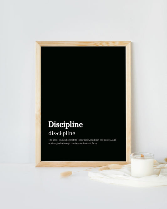 Definition of Discipline - Dark